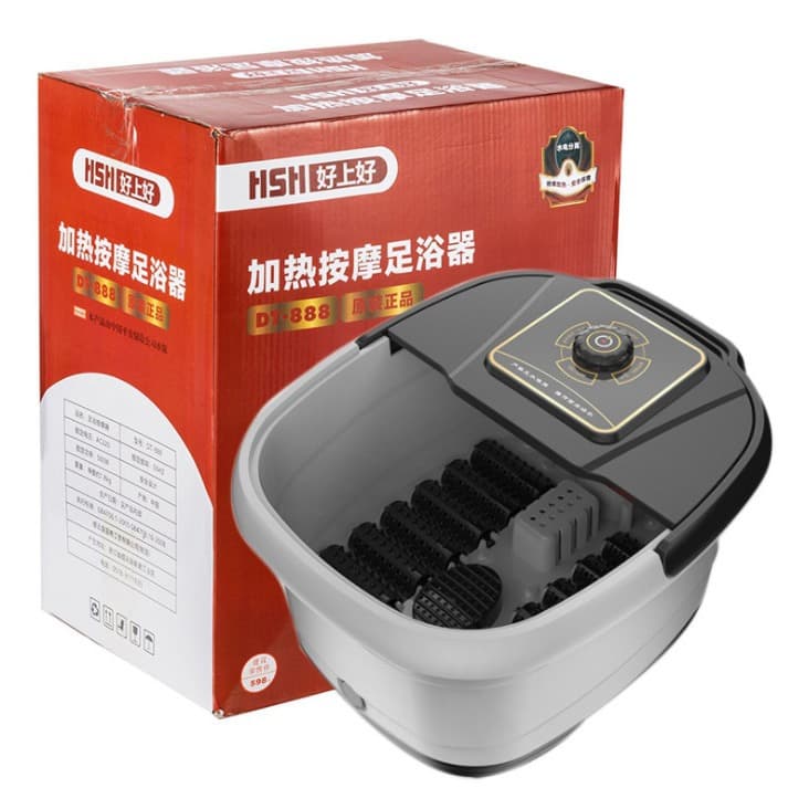 Good quality semi-automatic heated foot bath, smart foot bath basin, foot massager, promotional gift.
