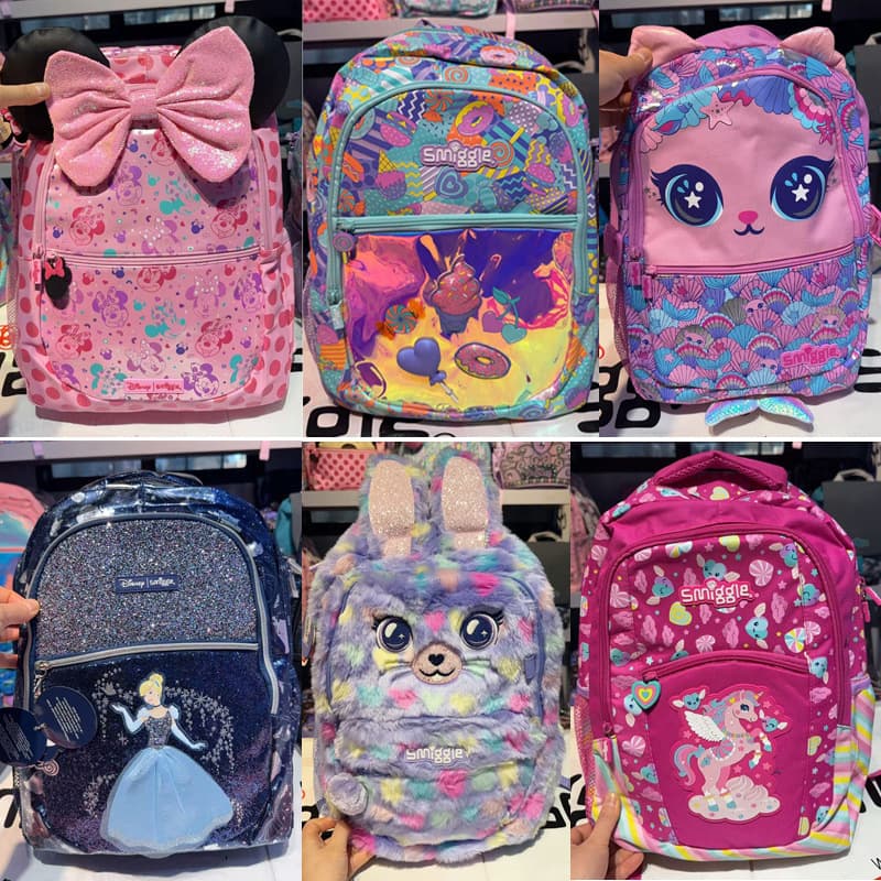 Direct Mail Australia Smiggle Backpack Large Capacity Cute Cartoon Student Leisure Backpack