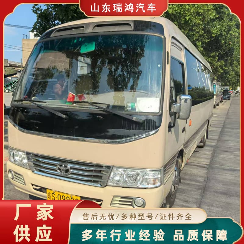 Used medium-sized buses with 19-23 seats, designed for business and tourism export to Africa, meeting National IV emission standards.