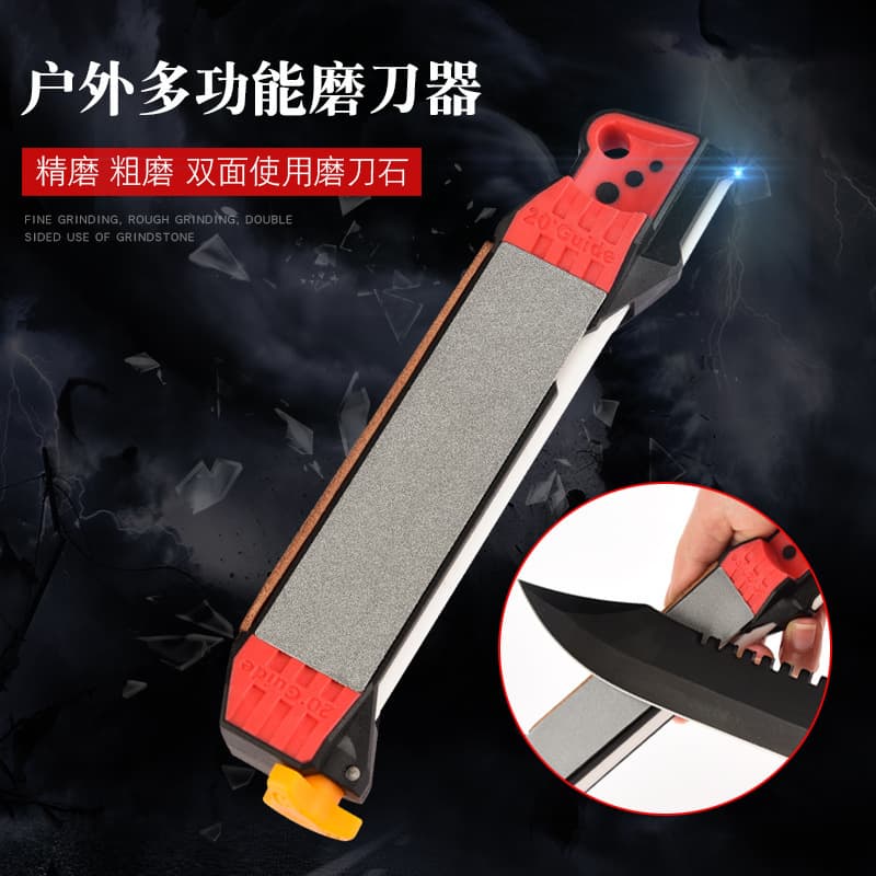 in stock household grindstone kitchen multi-function knife sharpener outdoor fast knife sharpener wholesale handheld knife sharpener tool