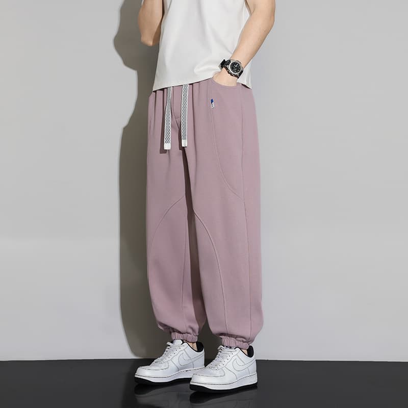 L-9Xl Large Size New Casual Pants for Men, Spring Loose Sports Sweatpants, American Style Trendy Brand Pants for Teenagers