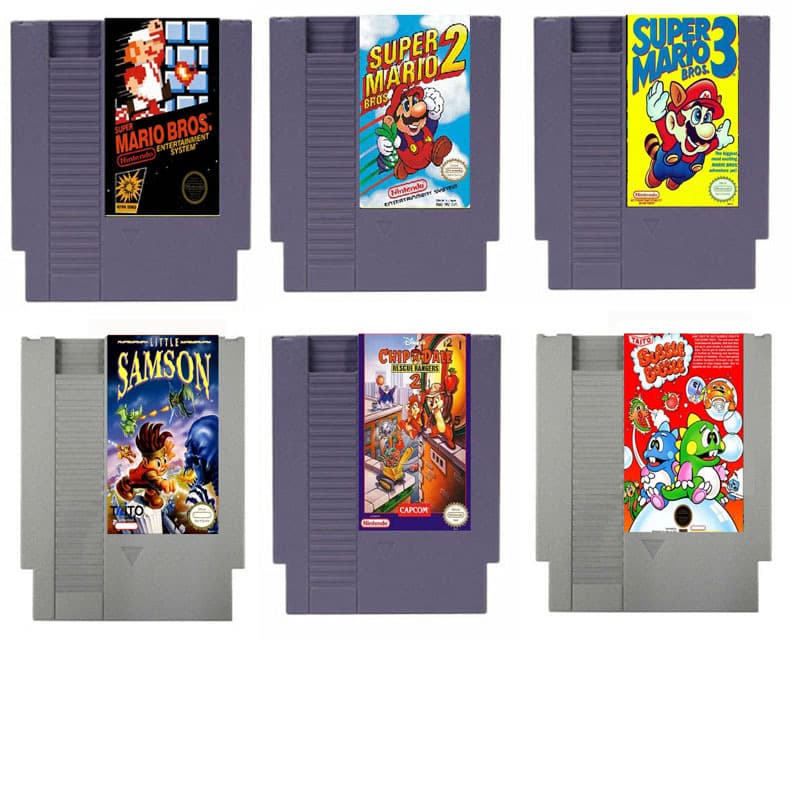 AliExpress US Version NES Game Cartridge 72-Pin Game Card