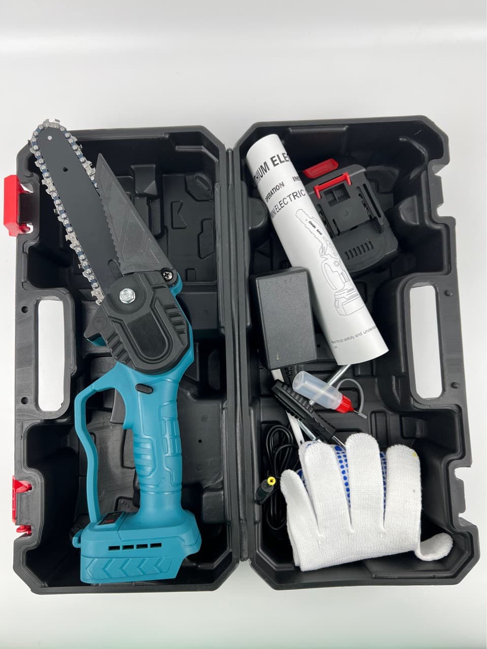 Mini Electric Chainsaw Brushless Motor Cordless Wood Cutting Pruning Lithium Tool Household Electric Saw Small Handheld Chainsaw