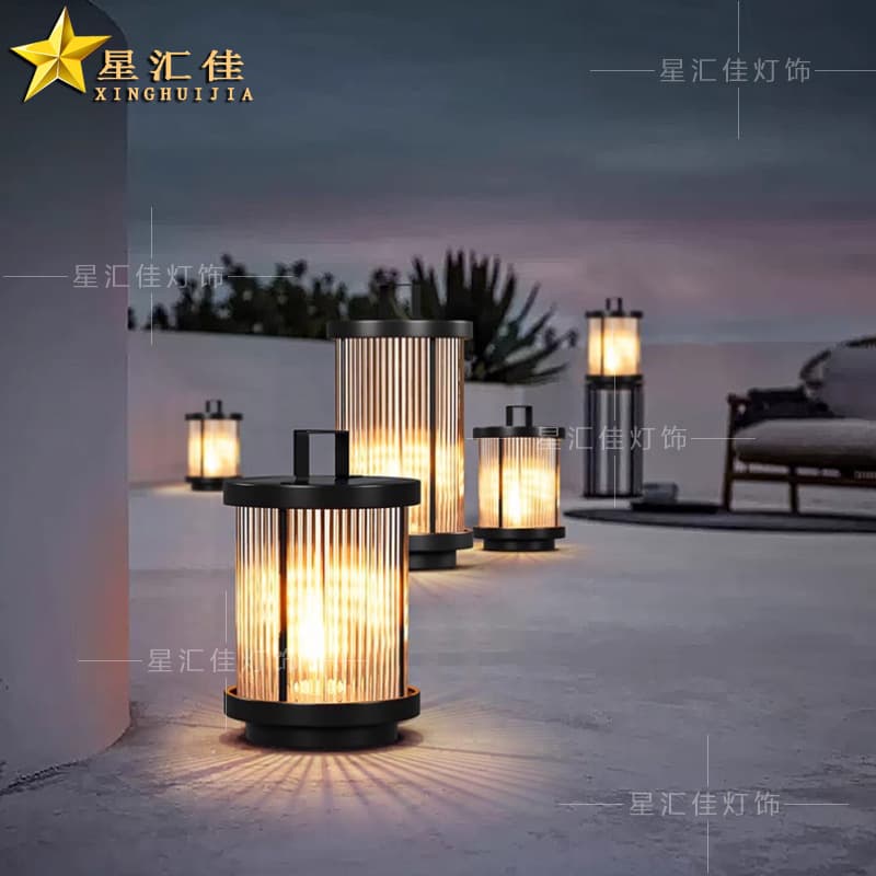 Solar Garden Light Outdoor Waterproof Portable Garden Decorative Light Terrace Park Atmosphere Yard Floor Lawn Light