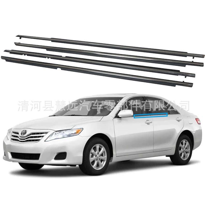 Camry Car Door Window Glass Outer Water-Cutting Sealing Strip Window Trim Strip Glass Outer Pressure Strip Rubber Strip