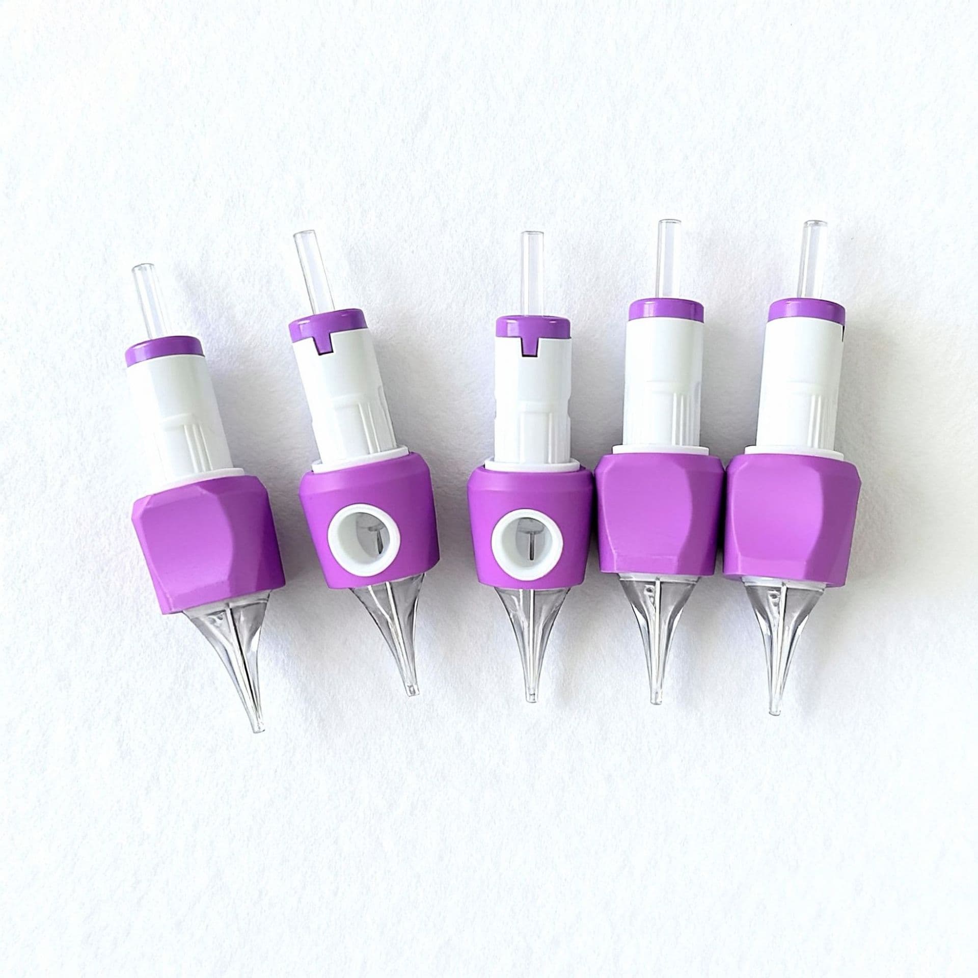 Premium Tattoo Integrated Needle, Disposable Tattoo Needle with Rubber Coating, Tattoo Needle for Scalp Micropigmentation and Eyebrow Tattooing, Tattoo Equipment for Cross-Border Sales