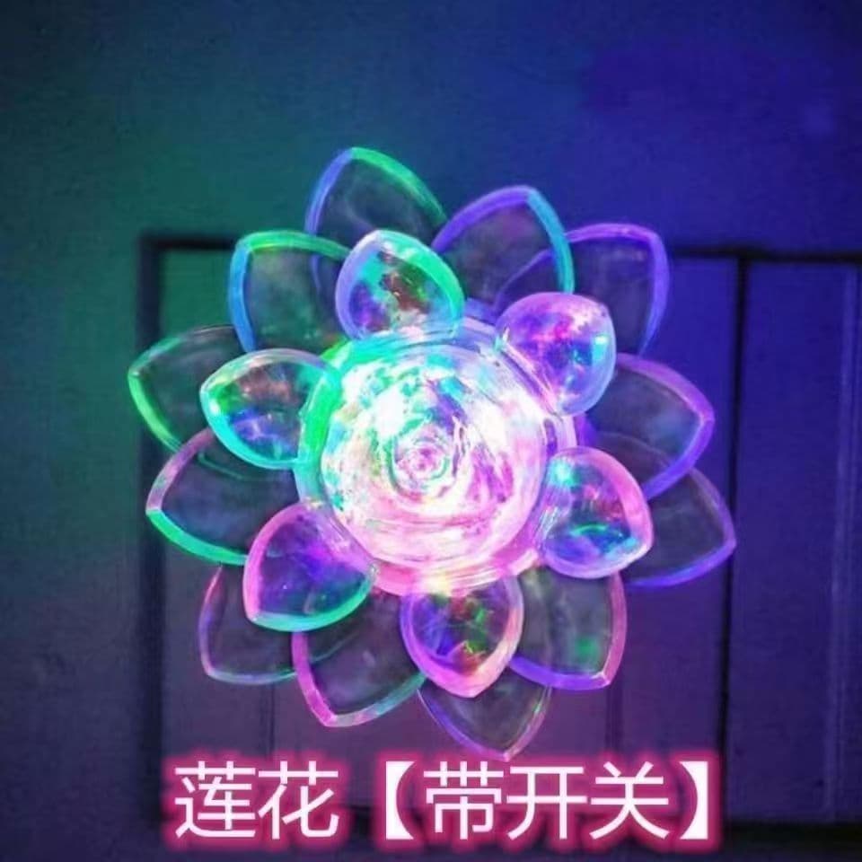 New Lotus Crystal Cup Storage Box with Lid Handmade Photo Prop Gift Box Set, Nail Salon Ornament Accessories