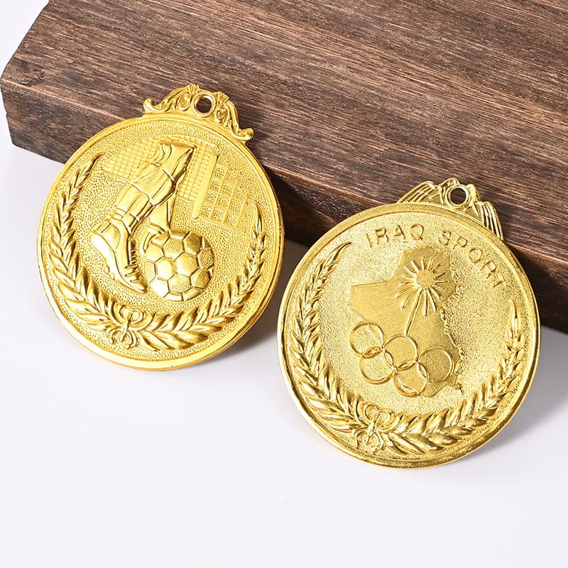 Custom Metal Medal for Sports Events, Gold Medal Production for School, Company, and Corporate Annual Meeting Awards, Souvenirs and Commemorative Gifts