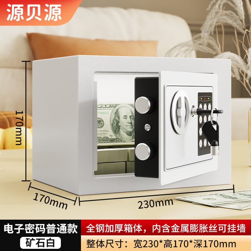 Small All-Steel Anti-Theft Safe for Home Office Electronic Password Safe