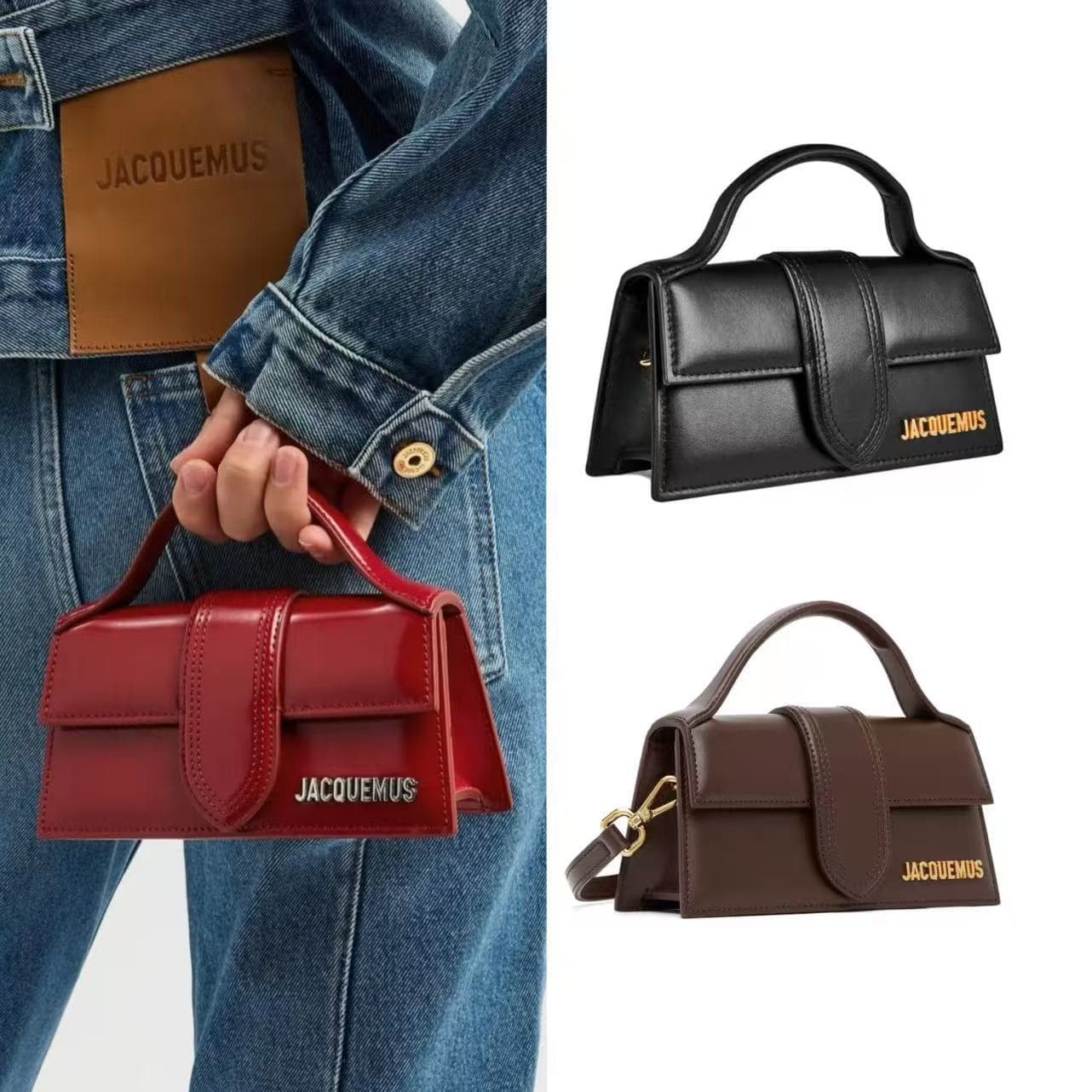 French niche Jacquemus Le Bambin mini handbag for women, crossbody shoulder bag, mini versatile style
