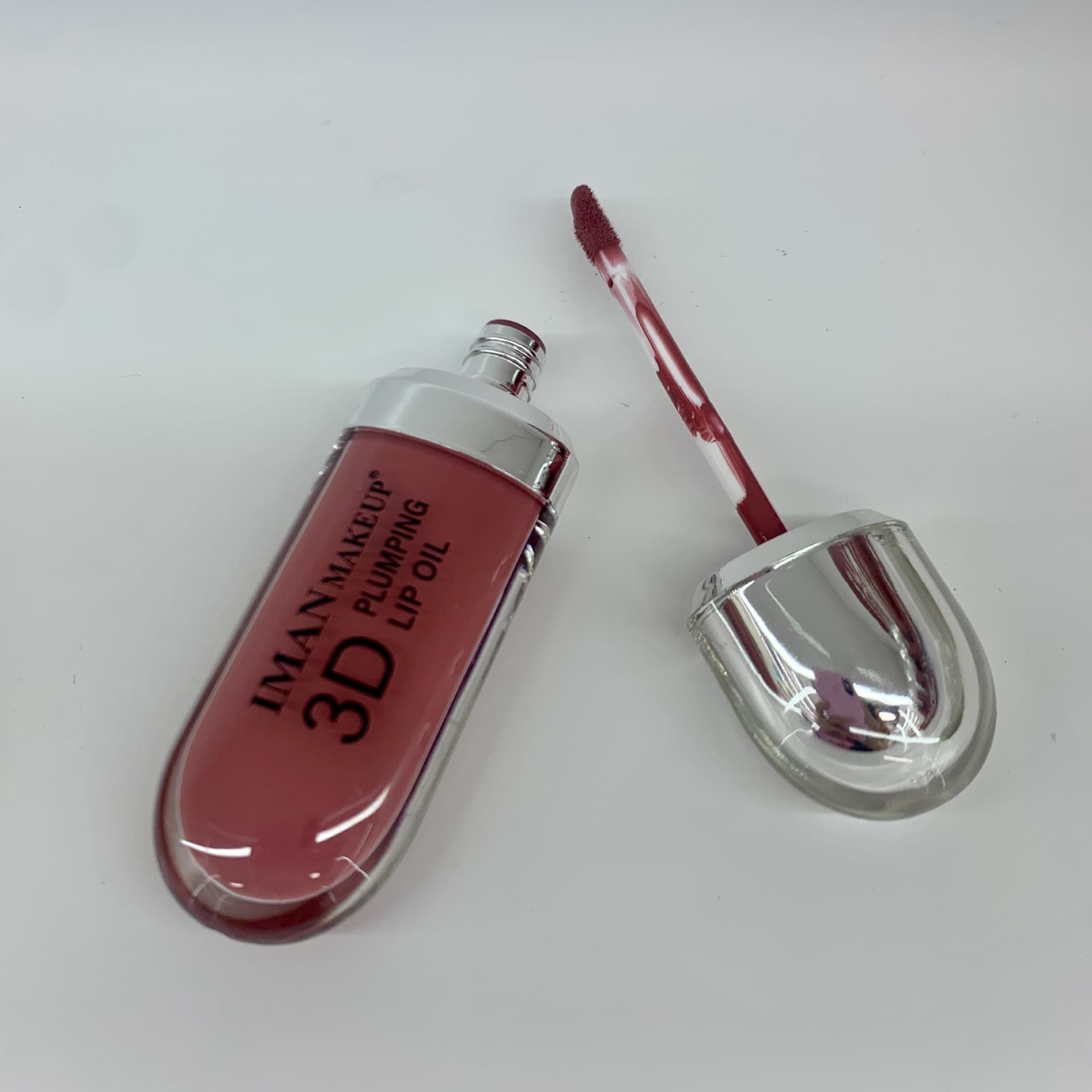 IMAN MAKEUP Single-Head Lip Gloss 3D Nude Glass Mirror Lip Gloss Lip Color Cross-Border Bestseller