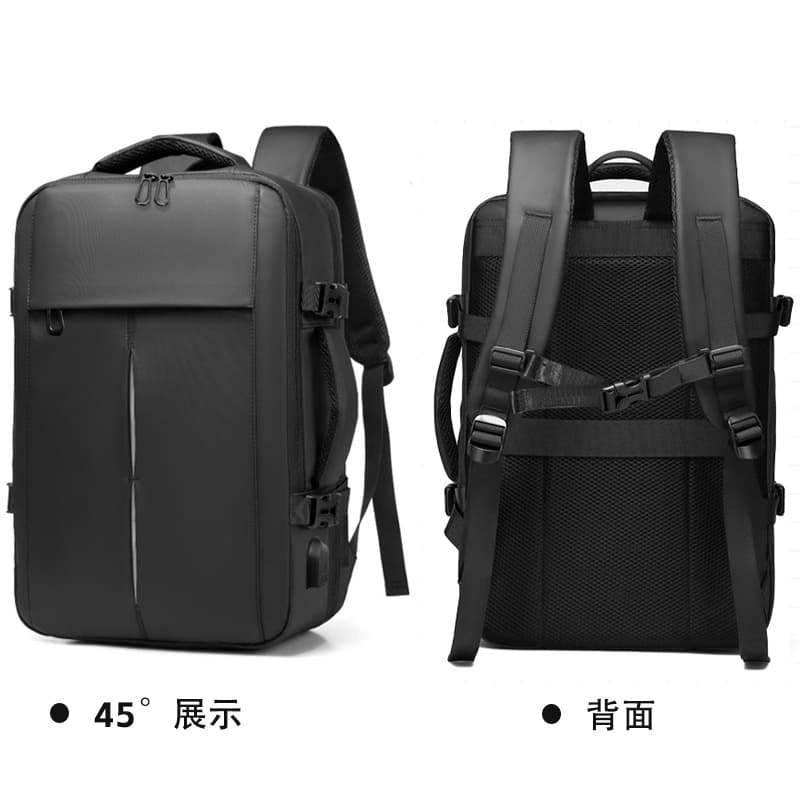 Multifunctional computer bag, business trip bag, student bag, men's business expandable backpack, luggage bag