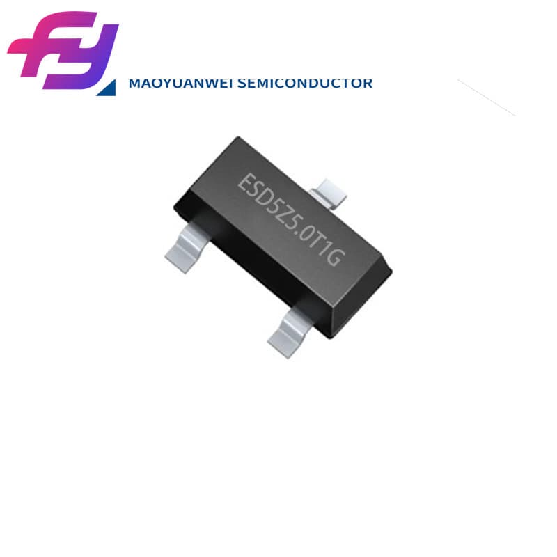 Taiwanese-made ESD5Z5.0T1G packaged SOD523 ESD TVS diode, Maoyuan Micro-Surface Mount, brand new.