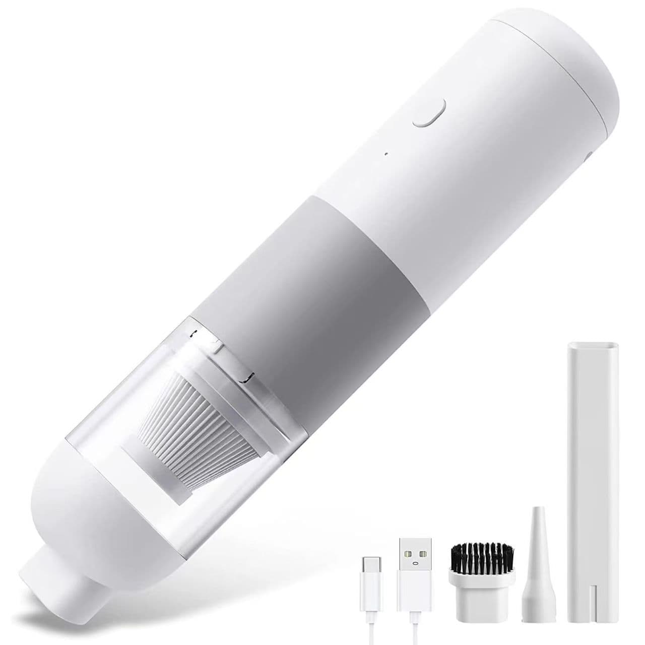 New car vacuum cleaner, handheld, portable, high-suction, rechargeable, household vacuum cleaner, small dust remover/blower