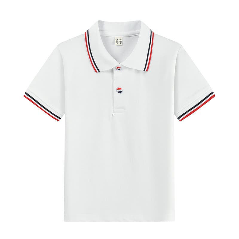 Children's Short Sleeve T-Shirt Pure White Boys Class Uniform Girls Baby Half Sleeve Cotton Tee Shirt School Uniform Drop Shipping