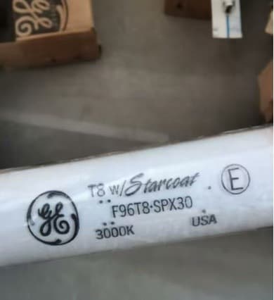 American GE General Electric single-pin F96T8SPX30 special explosion-proof fluorescent tube single-pin instant start tube 2.4