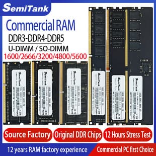 so-dimm 4gb ddr3 pc ram 8gb ddr4 16gb nb ddr5 32gb udimm2666