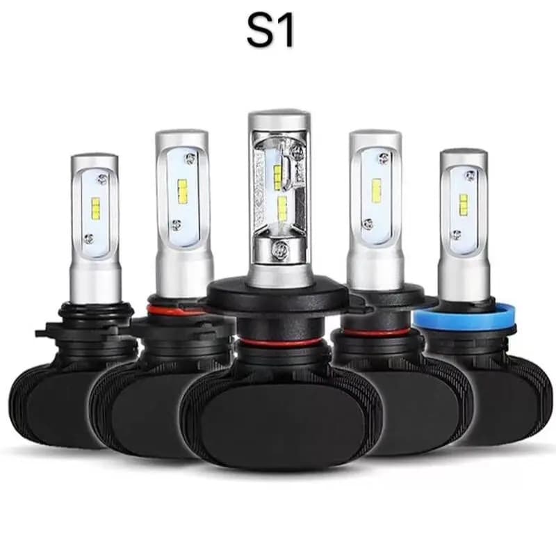 Factory Wholesale S1 Car LED Headlight Bulb H1 H7 9005 H4 LED Car Light Front Fog Light Fanless Lamp