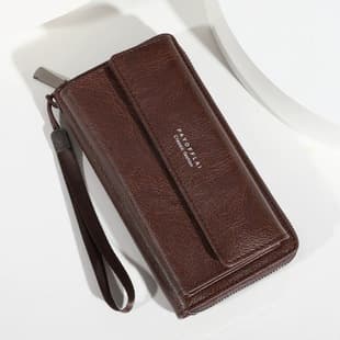 Men's Wallet Trendy 2025 New Phone Bag Multi Card Slot Casual Long Wallet Large Capacity Clutch
