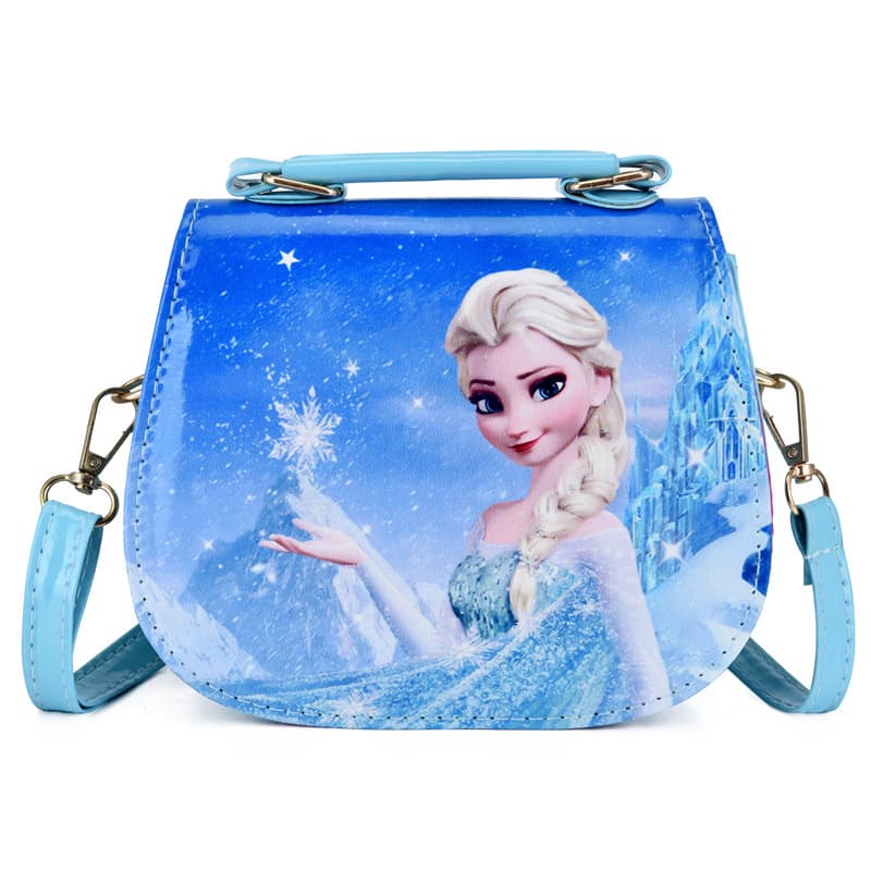 Children's Bag Ice Princess Girl's Handbag, Korean Version Backpack, Elsa Princess Cute Shoulder Crossbody Bag Wholesale