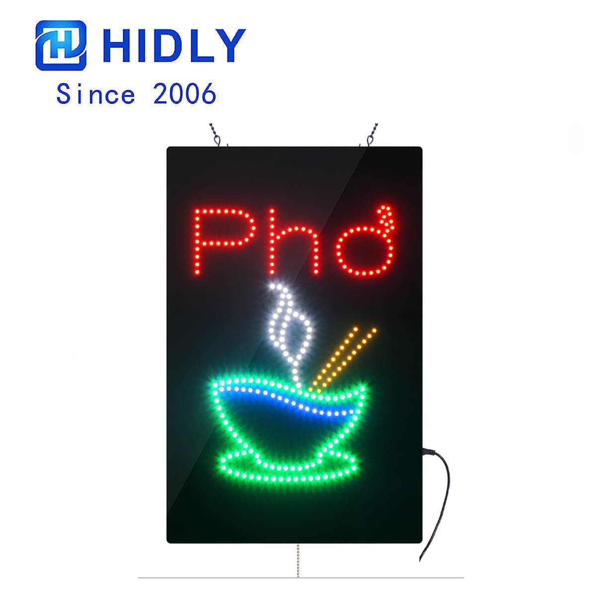 Export Europe and America rectangular PHO sign storefront sign Vietnamese pho restaurant storefront sign