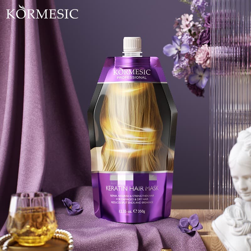 KORMESIC Keratin Hair Mask for Silky Smooth Hair Care, Export Quality