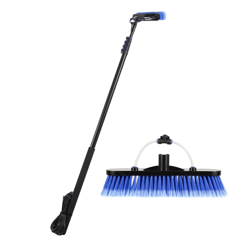 New Locking Telescopic Water-Fed Brush Universal Solar Panel Cleaning Brush Window Cleaning Brush