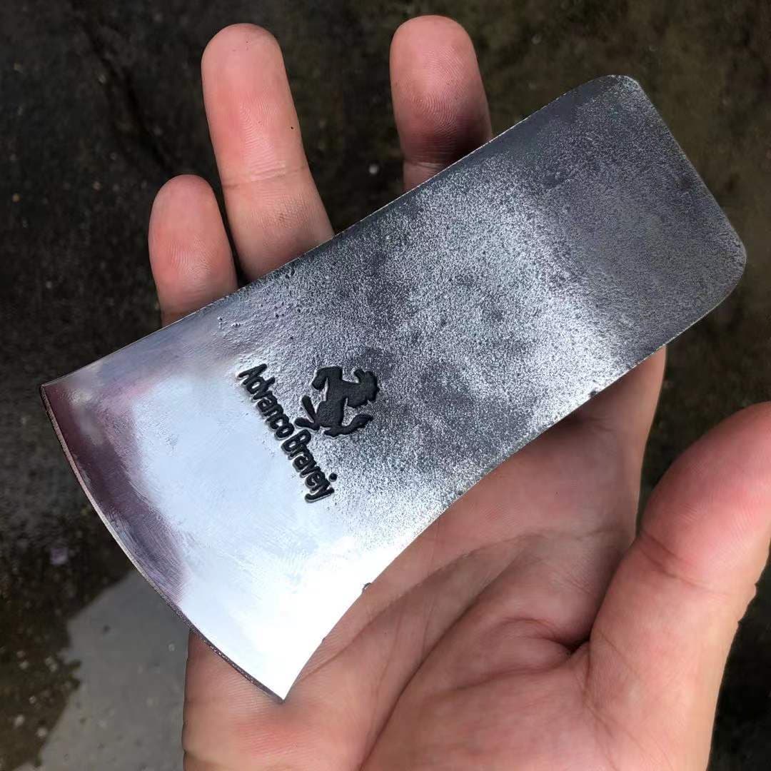 Hand-forged Manganese Steel Outdoor Axe, Nimann Hand Axe, Fosse Viking Camping Gift, Jungle Axe
