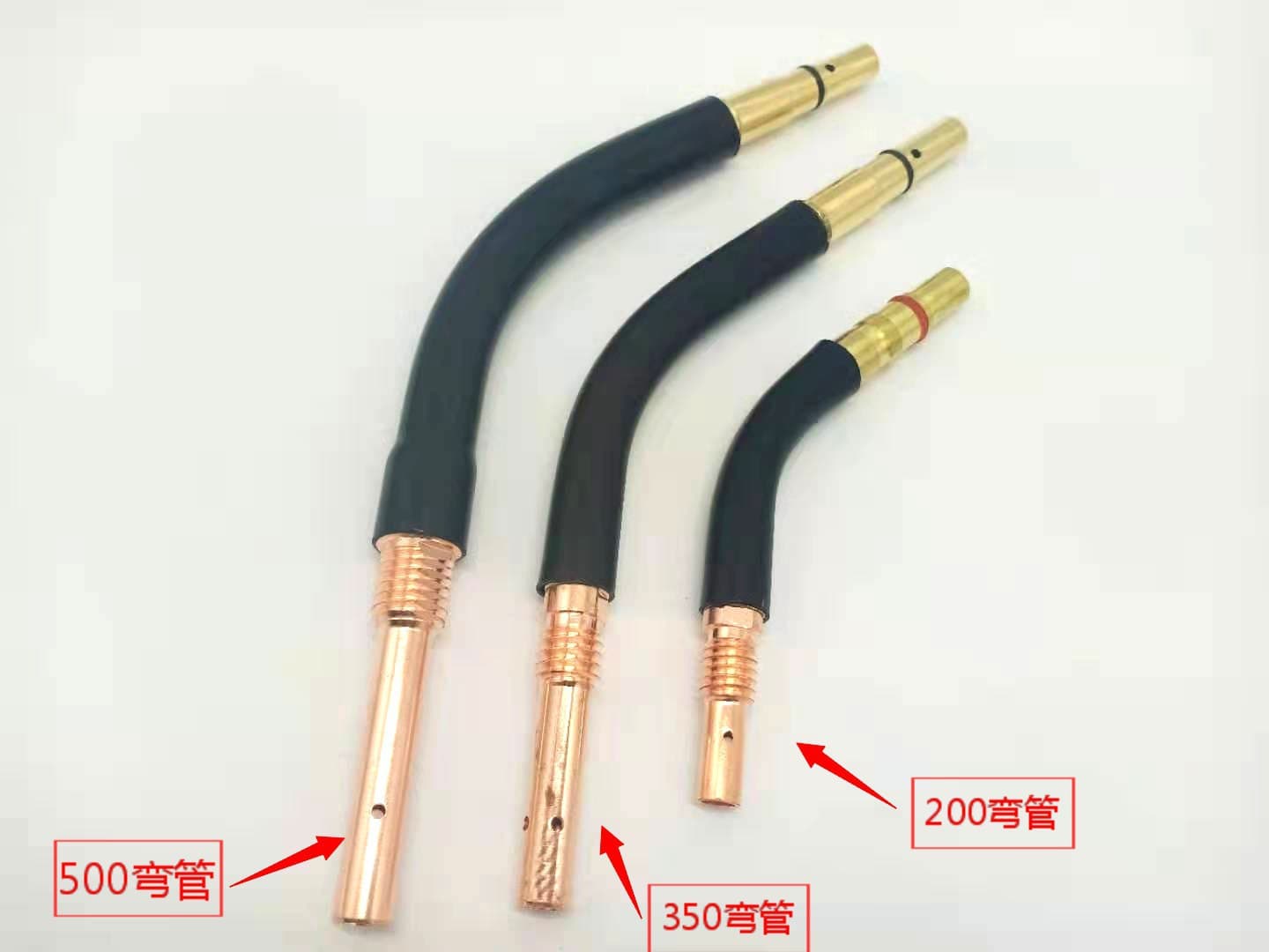Manufacturer Wholesale MIG Welder Accessories 500A Bent Goose Neck Pipe Welding Torch Accessories 500A Bent Pipe