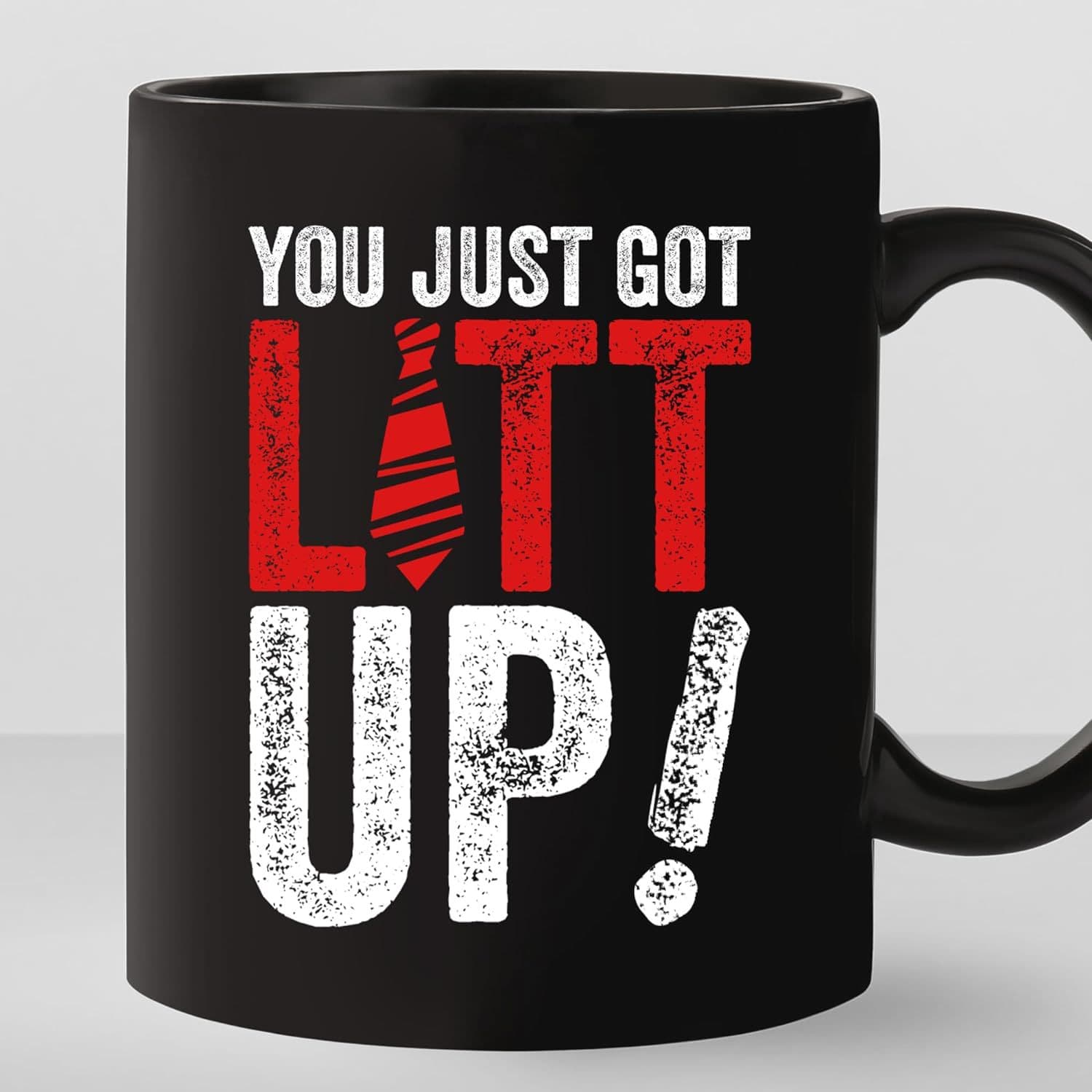 Litt up Ceramic Coffee Mug Tea Cup Louis Premium Edition Neutral Style Gift for All Occasions Business Gifts Corporate Gifts