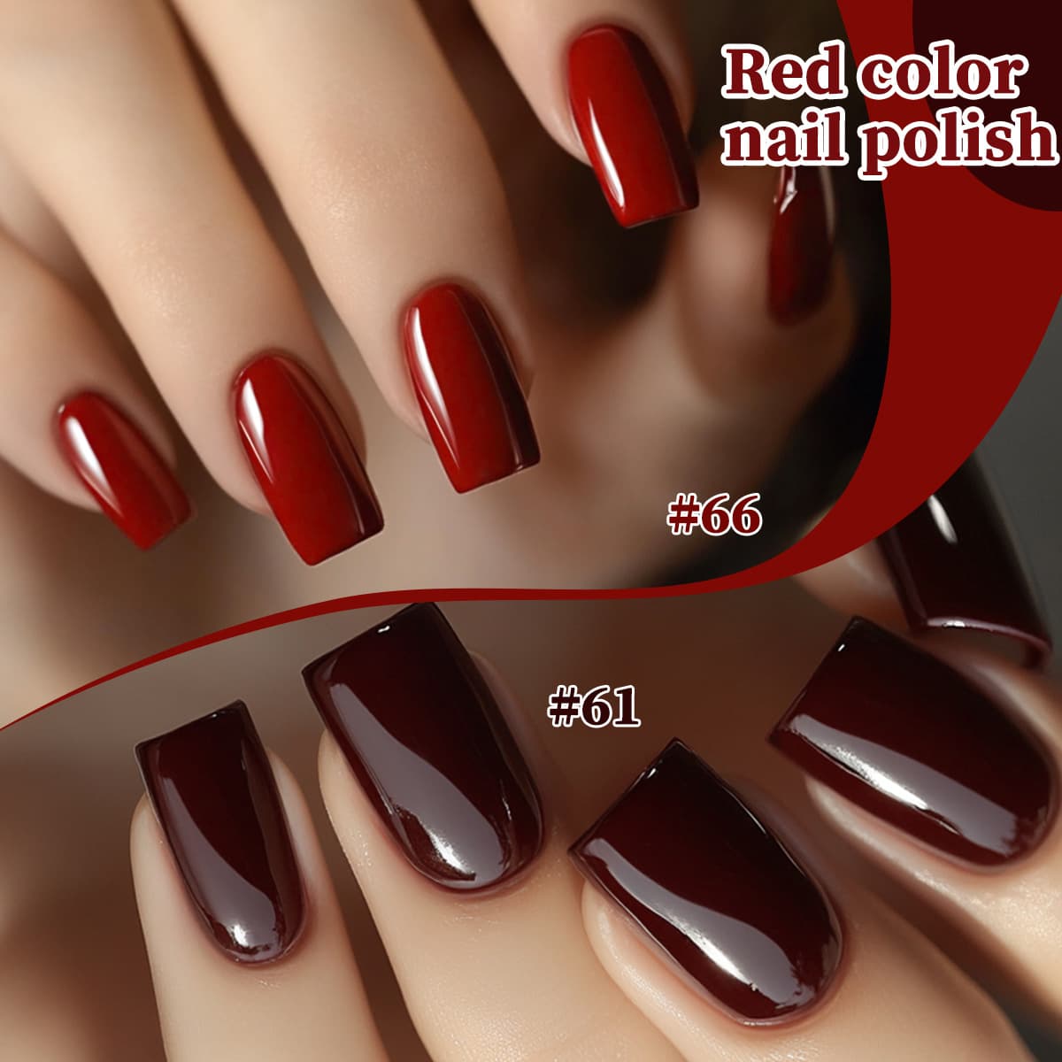 Ancora Red Series Nail Gel 2026 New Trendy Brightening Cherry Wine Red for Nail Salons