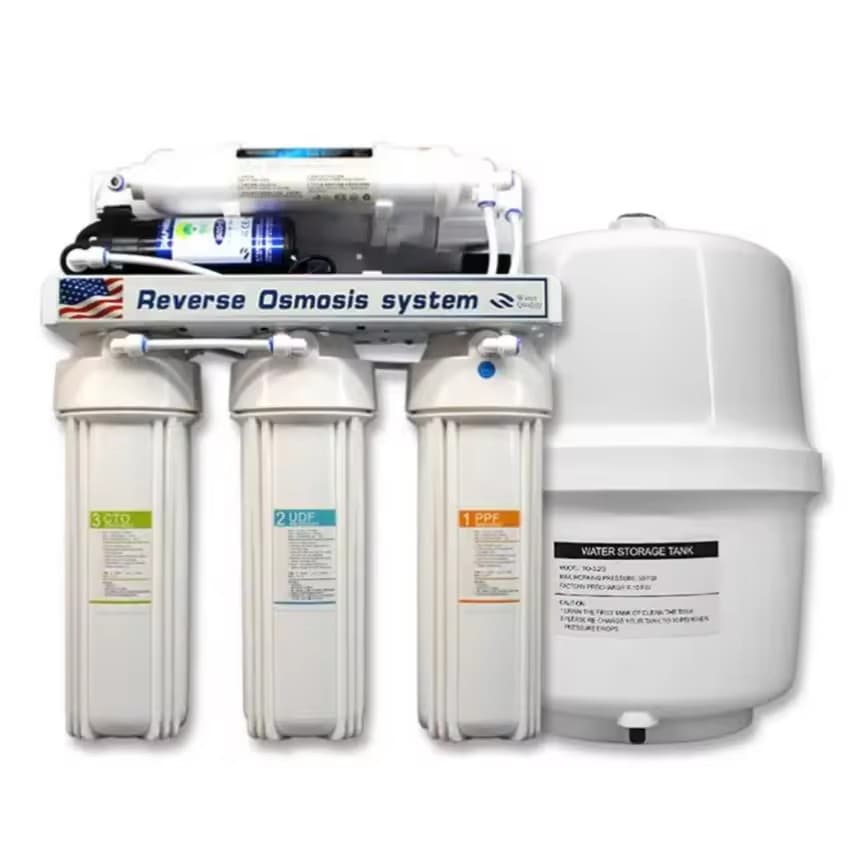 Water Purifier Pressure Tank 3.2G/4G/6G/11G/20G Storage Tank for RO System RO Membrane Water Storage Pressure Vessel