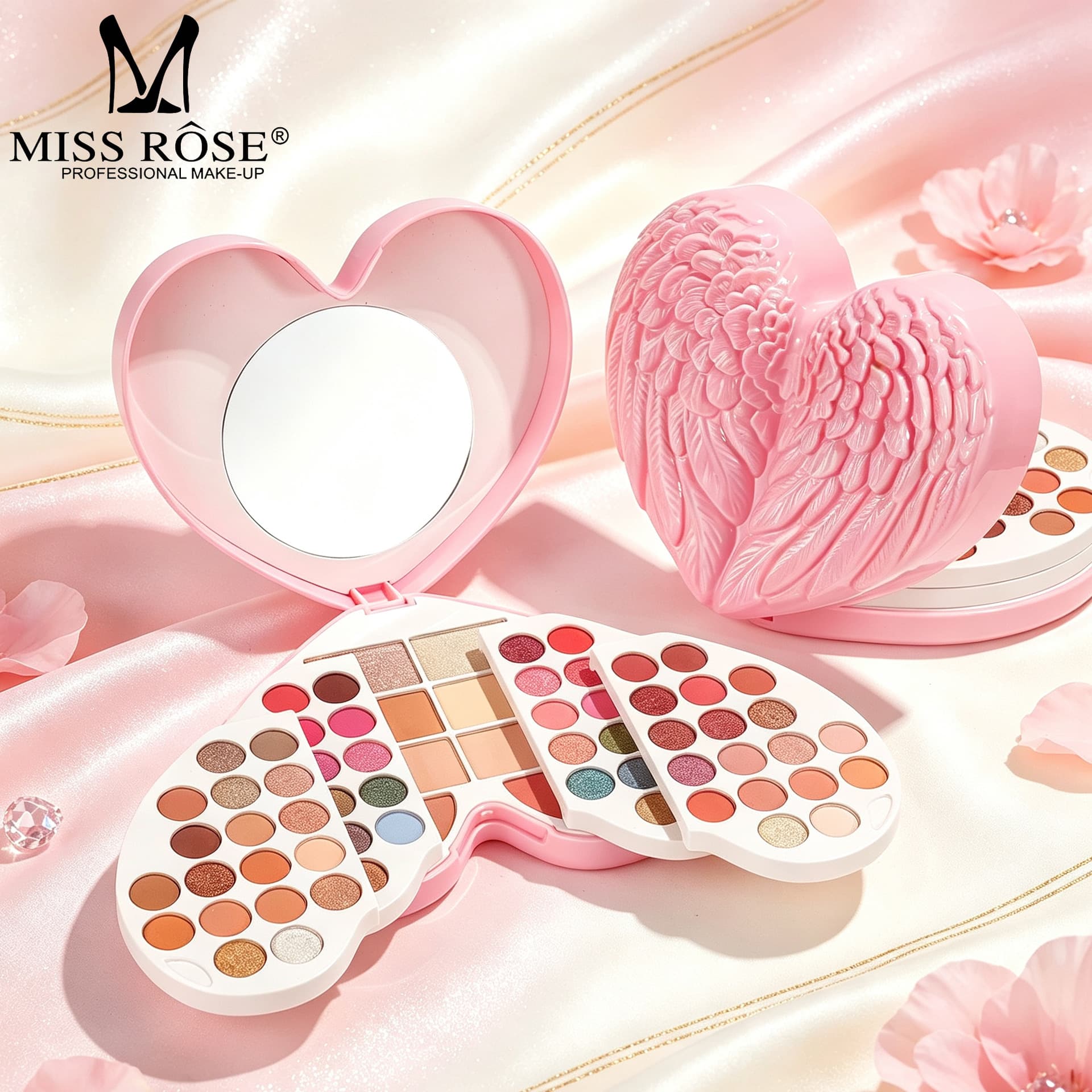 MISS ROSE Cross-Border Wholesale Makeup Set, Multi-Color Eyeshadow Blush Powder Highlighter Contour Makeup Palette Set