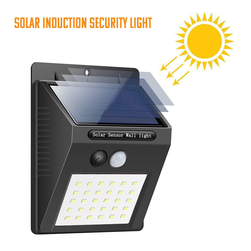 Solar Wall Light 20LED Motion Sensor Courtyard Lamp for Outdoor Garden Villa Home Use and Camping
