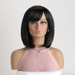 AliExpress Bestseller Wig Halloween Wig Role-Play Women's Fashion Face-Shaping Bob Wig Manufacturer