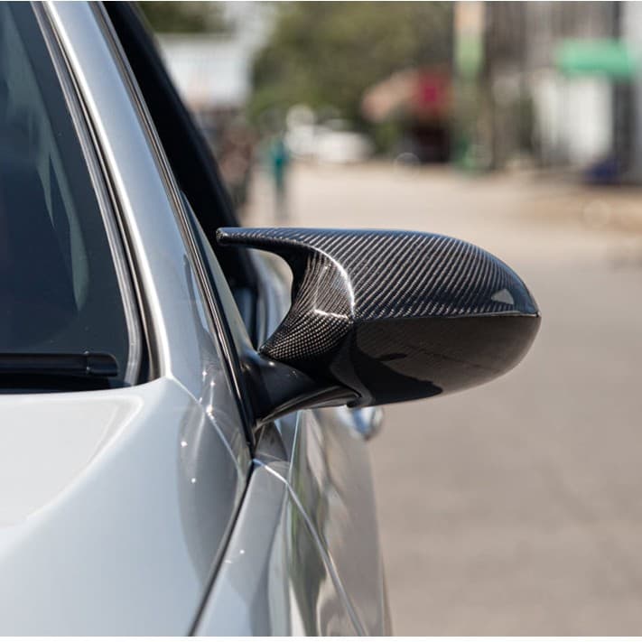 Compatible with Old BMW 3 Series E90 E92 Bull Horn Side Mirror Cover E89 Z4 1 Series E87 Modified M3 Carbon Fiber Cover