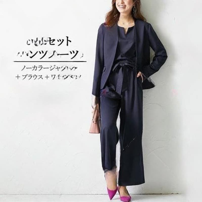 Japanese style, 2023 autumn/winter new style vest and suit three-piece set, casual and sophisticated women's clothing.
