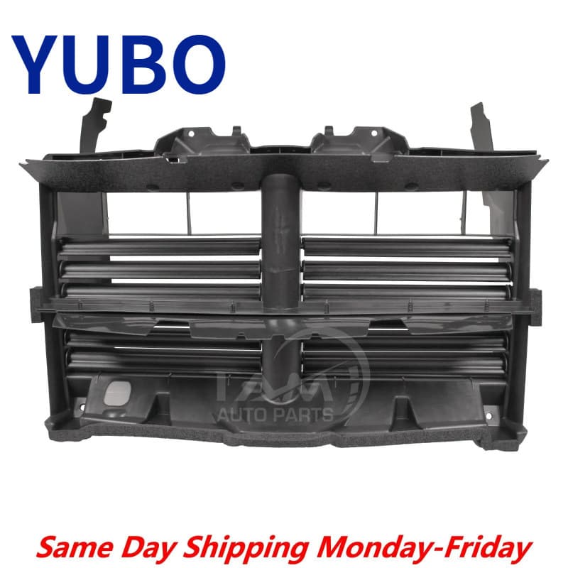 YUBO Radiator Grille Air Deflector with Motor 68302660AB Compatible with 2013-2018 Dodge RAM 1500