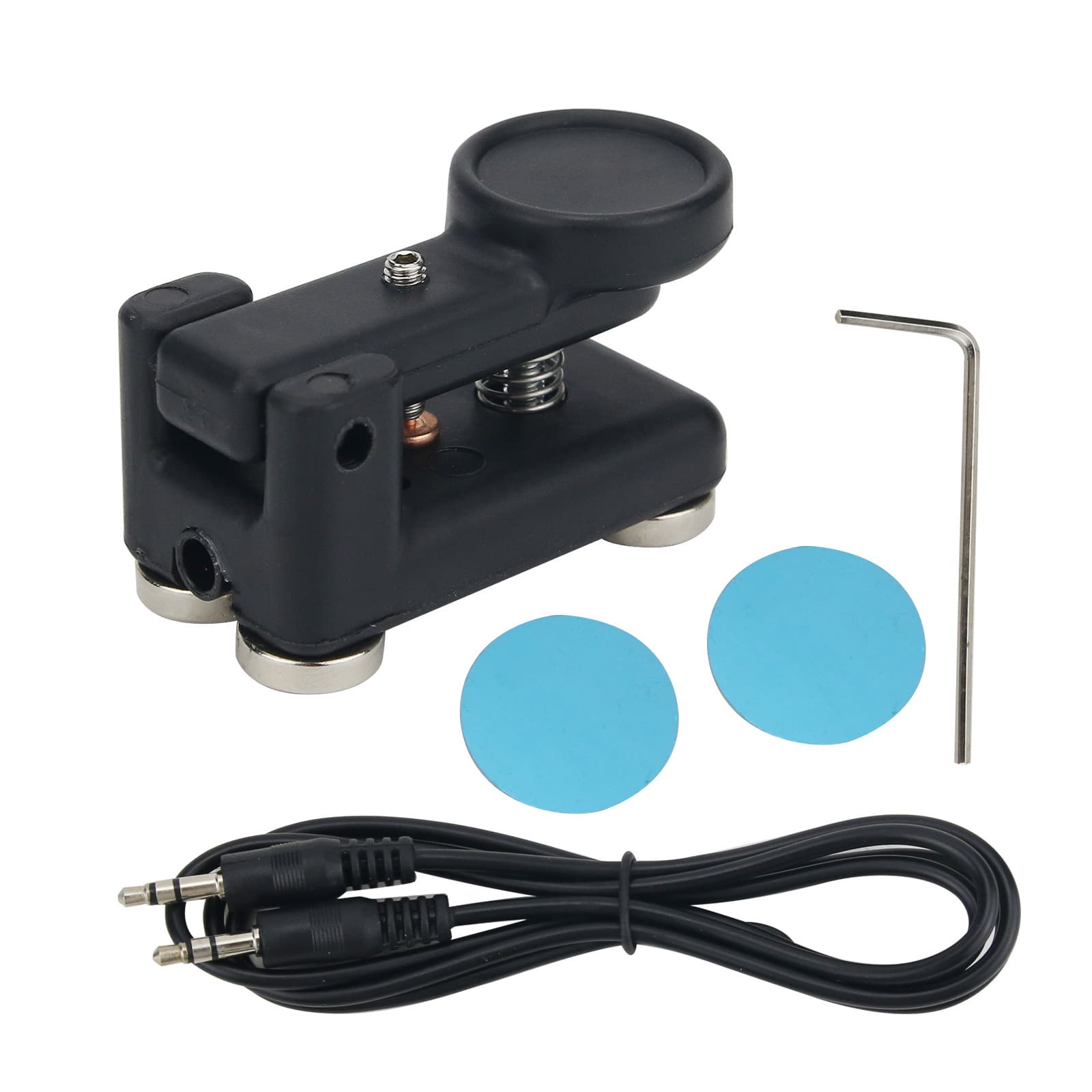 QU-4525 Little Black Rabbit 2021 Ultra-Portable CW Manual Switch with Magnetic Base and Morse Code