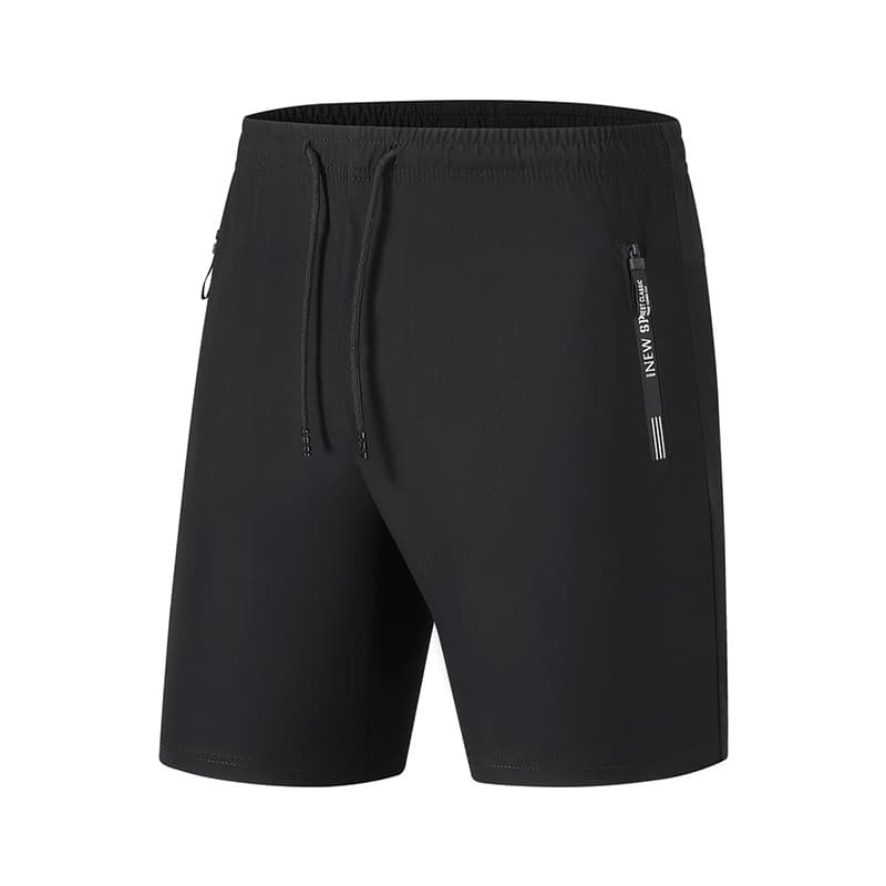 Plus Size Summer Ice Silk Pants for Men, Elastic Waist Joggers, High Stretch Quick-Dry Casual Pants, Straight Leg, Breathable Outdoor Air Conditioning Pants