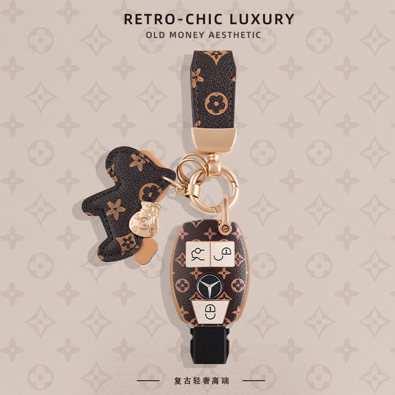 Old Mercedes-Benz GLC260 key cover V-class all-inclusive GLK300 old model R-class 320 protective shell GLS car buckle bag