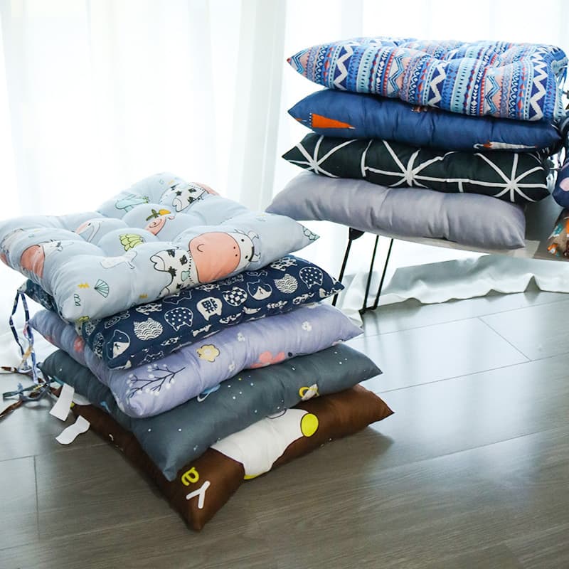 Chair Cushion Floor Cushion Office Round Student Winter Thickened Butt Pad Home Tatami Stool