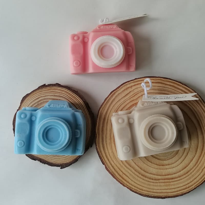 Wholesale Stereo Camera Chocolate DIY Silicone Mold Fondant Birthday Cake Mold Soap Mold