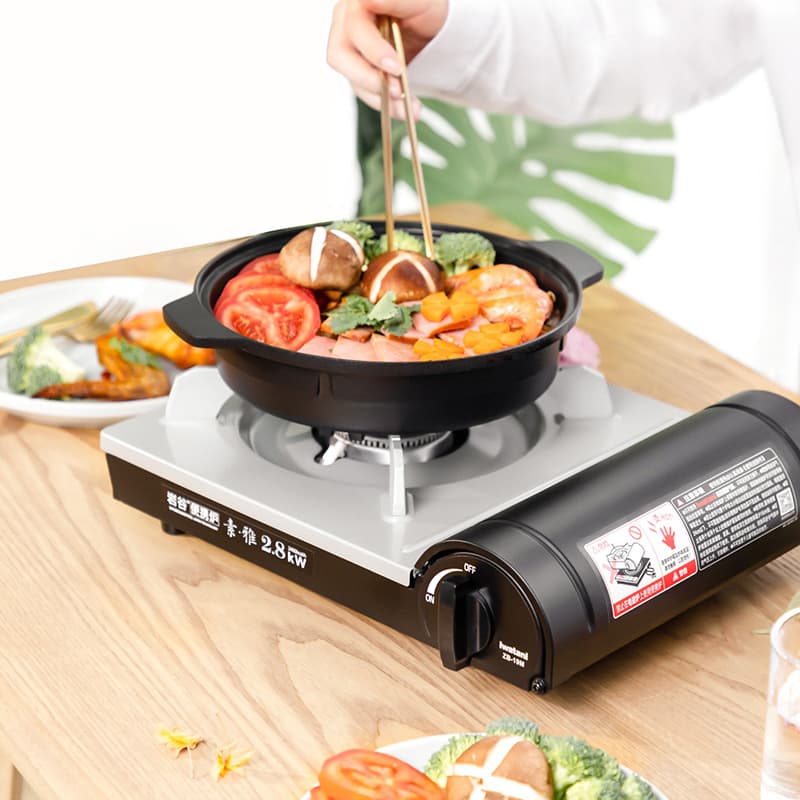 Iwatani Portable Outdoor Gas Stove for Home, Hot Pot, and BBQ with Easy Mobility
