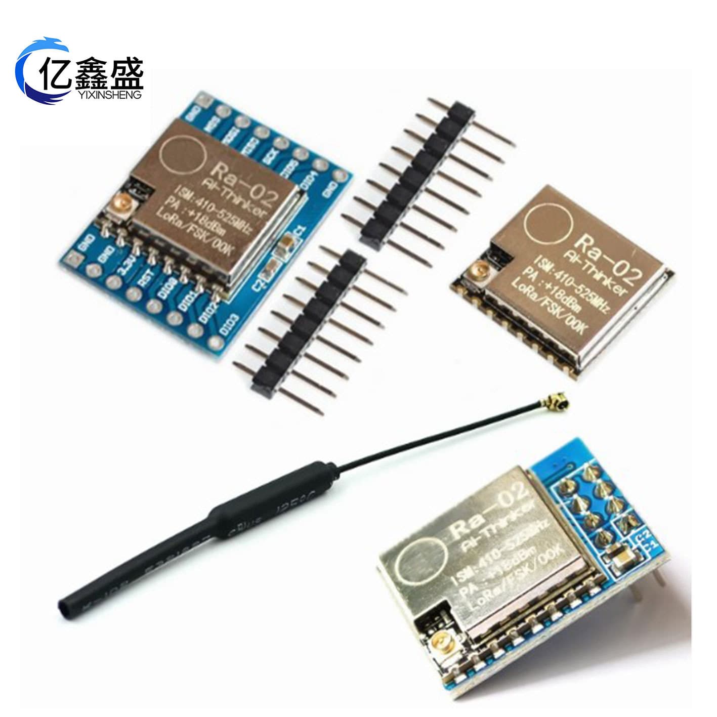 433MHz SX1278 LoRa Module Ra-02 Wireless Spread Spectrum Transmission Board with 2.4G IPX Antenna for Smart Applications