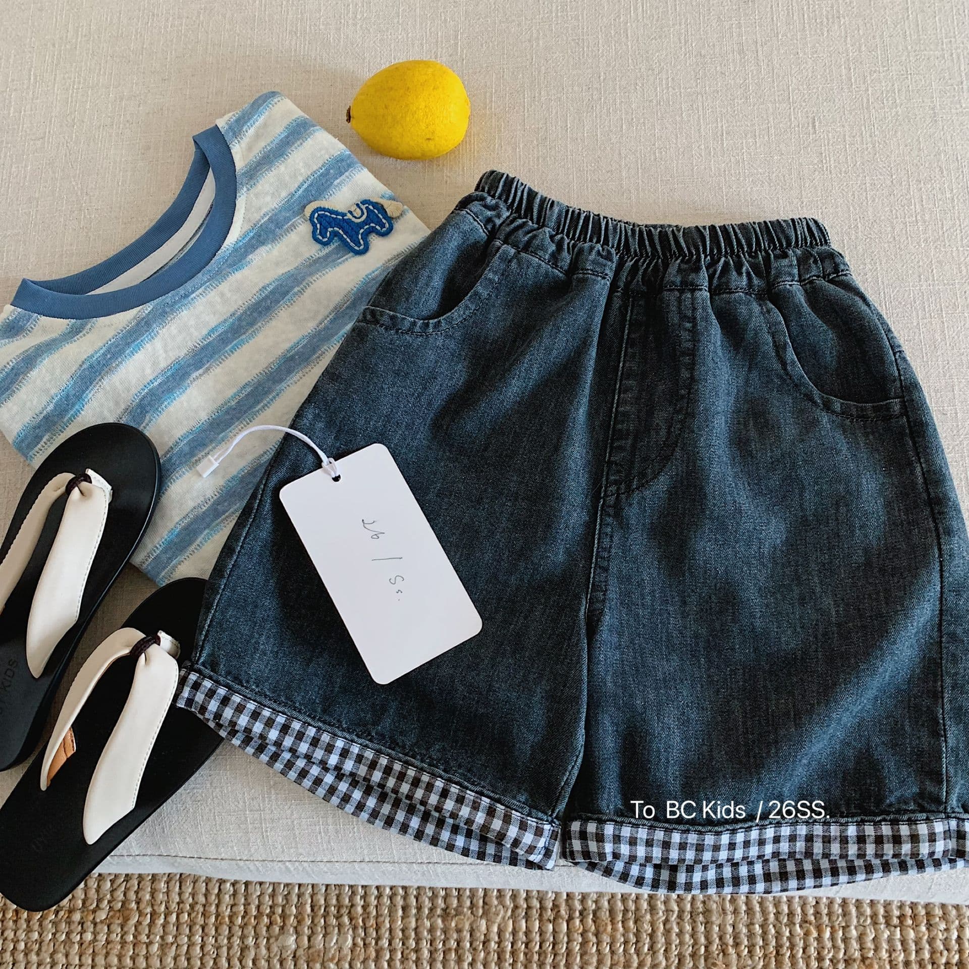Bangcheng Boys Denim Shorts 2026 Summer New Children Loose Casual Pants Baby Girls Thin Trousers Wholesale