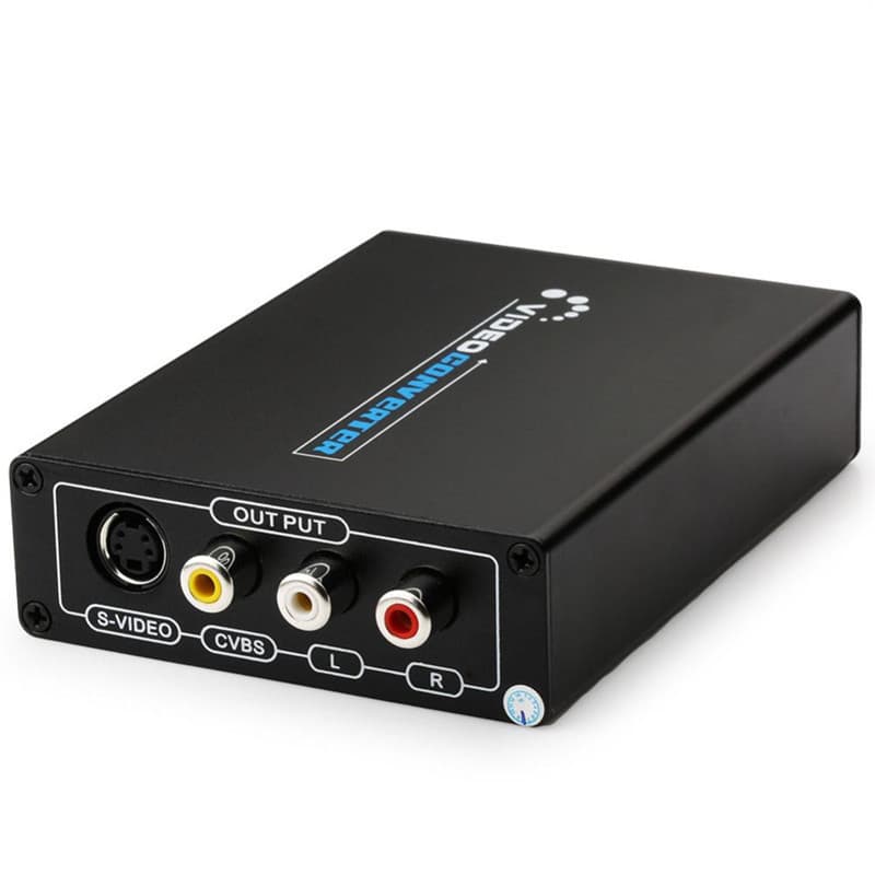 Cross-border new HD to AV S-Video HD converter HD to CVBS S-Video Converter