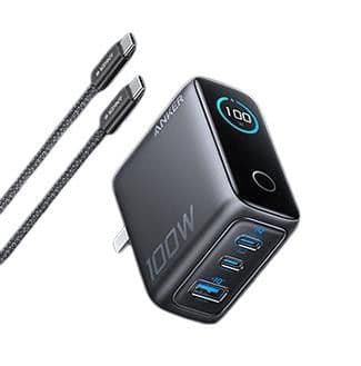 Anker 140W GaN Charger Compatible with Huawei, Apple iPhone 16/15, MacBook