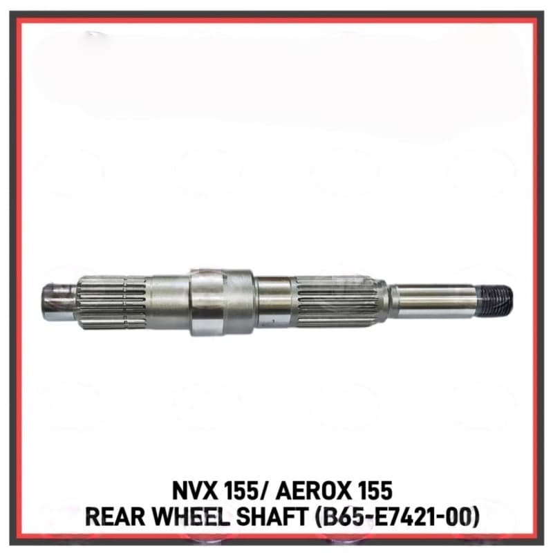 B65-E7421-00 Rear Wheel Axle for YAMAHA - NVX 155 / AEROX 155 / AEROX