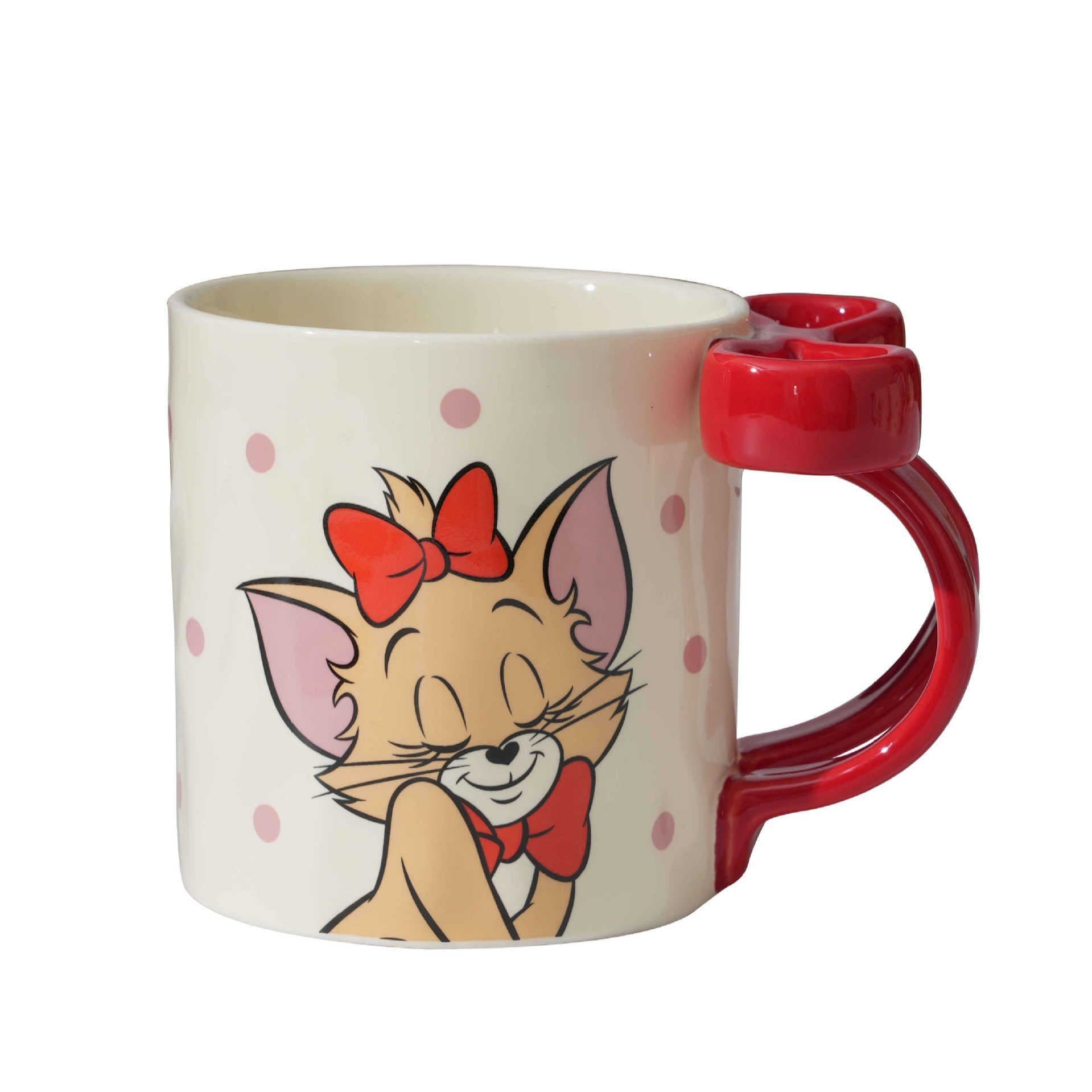 Tom and Jerry Ceramic Mug Birthday Gift High Aesthetic Breakfast Milk Cup Household Couple Water Cup Souvenir Gift